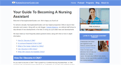 Desktop Screenshot of nursingassistantguides.com