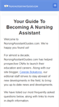 Mobile Screenshot of nursingassistantguides.com